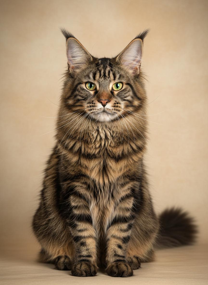 Maine Coon - Tempérament doux et sociable